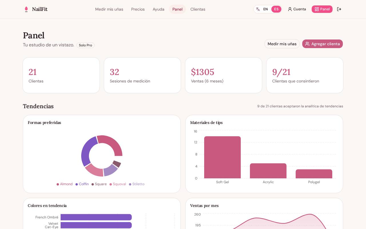 Solo Pro dashboard preview